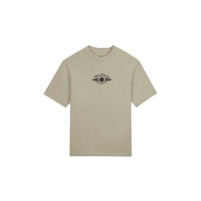 X SoleFly Collaboration Sports Casual Logo Embroidery Print Pattern Court Neck Short Sleeve T Shirt Men T Shirts Off-White FQ3803-203