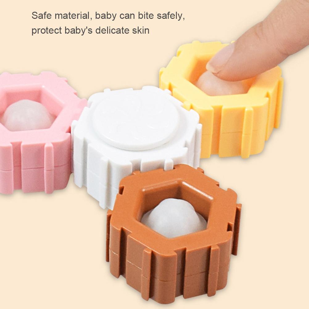 Простая головоломка с ямочками, строительные блоки, волчок, бесконечная сборка, антистрессовый пузырьковый спиннер, детский образовательный гироскоп, игрушка-непоседа