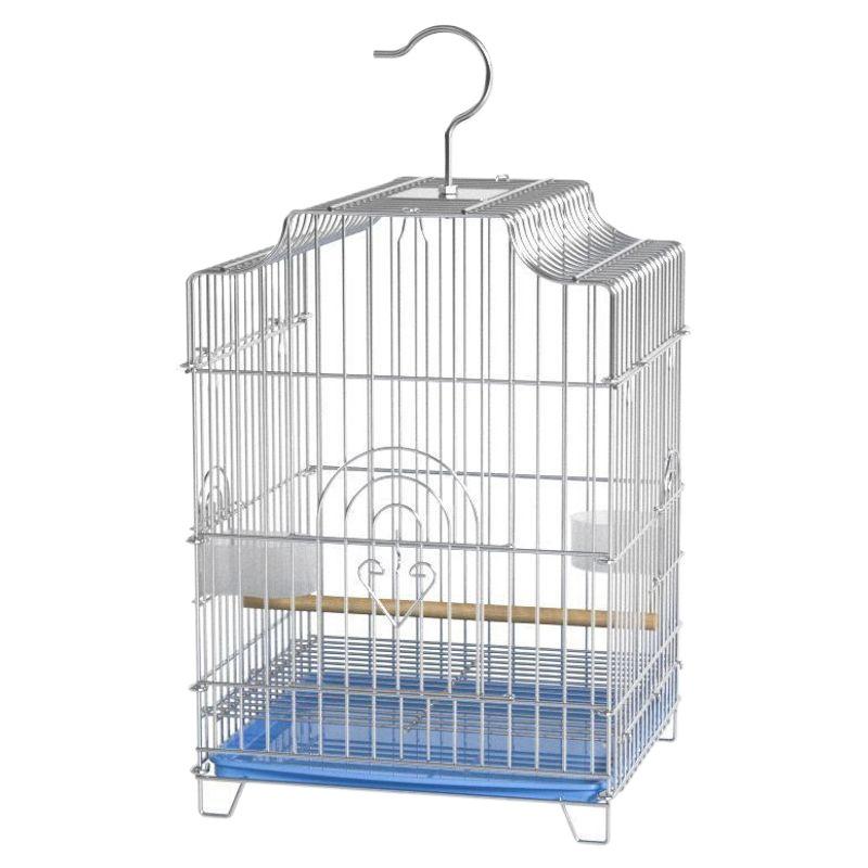 Extra-large Elevated Metal Bird Cage for Parrots, Budgies, and Mynas