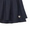Goxo Denim Two Layer Skirt Metal Heart
