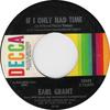 7inch Record EARL GRANT - If I Only Had Time (Je N'Aurai Pas  32443 Decca 1968 US Jazz Used