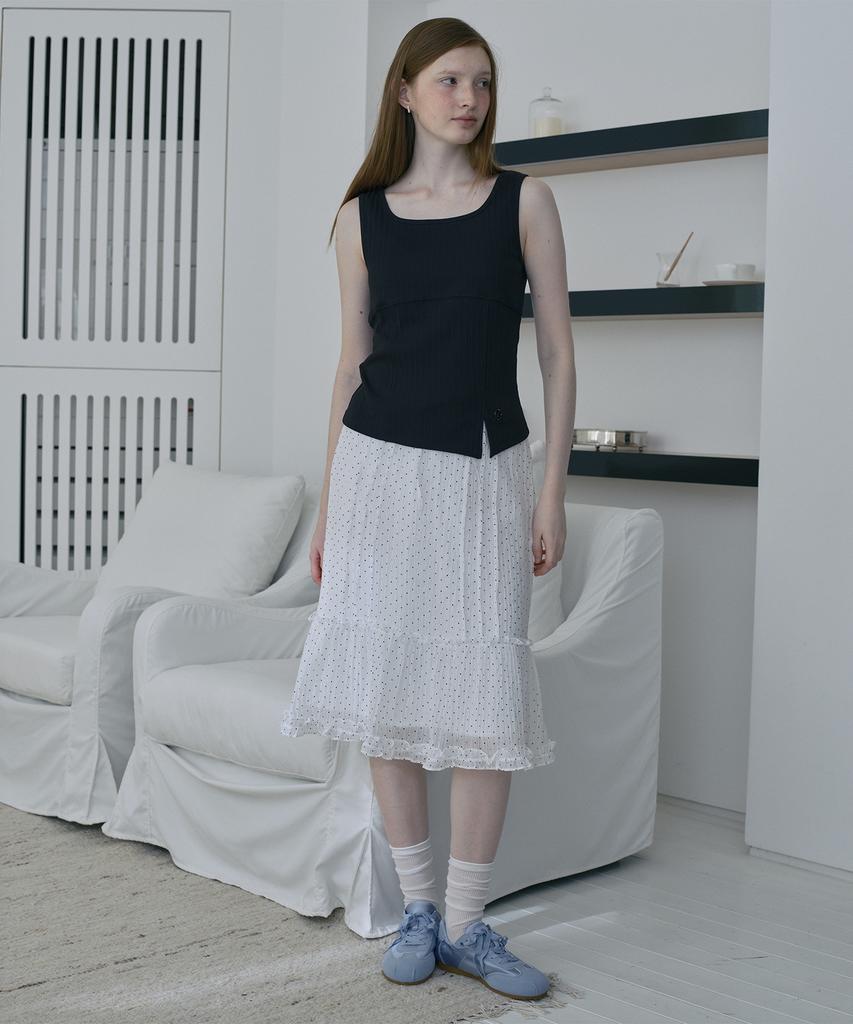Юбка с воланами в горошек Jucy Judy, многоярусная J1Sk322E