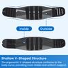 VELPEAU Lower Back Support Belt for Back Pain Relief, Muscle Spasms, Herniated Disc and Sciatica, Unisex Waist Support Brace