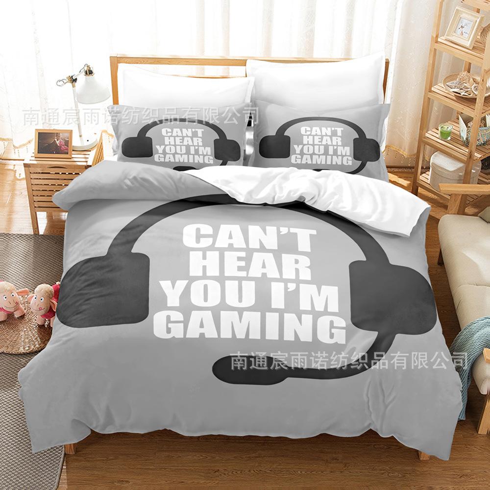 Креветочная кожа, Музыкальные символы, Набор из трех предметов, Простыня, Пододеяльник, Наволочка К картинке