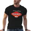 Stay Salty Vegemite - White Text T-Shirt Man T Shirt Cotton High Quality Man Graphic T Shirt T-Shirt