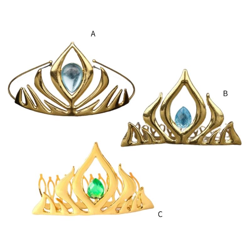 Кристальные тиары-короны ручной работы, косплей-тиары, ободки для волос для маскарадов