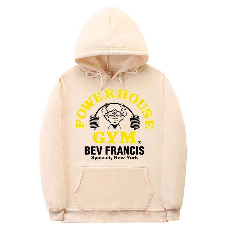 Худи Powerhouse Gym Мужское Женское Свитшот с Принтом Унисекс Уличная Одежда Хип-Хоп Стиль Осень Зима Мода Хип-Хоп Топы Одежда Мужская