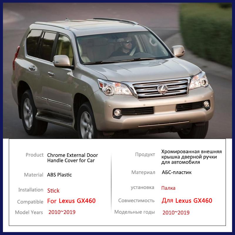 Накладки на дверные ручки из углеродного волокна для Lexus GX GX460 J150 LC150 2010~ Роскошные автомобильные аксессуары Стайлинг Наклейки Отделка 2011 2012
