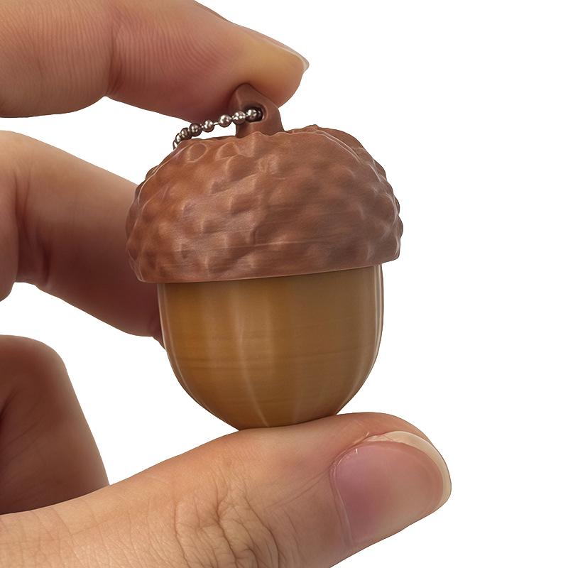 3D Printed Acorn Screen Tapper Keychain Smooth Surface Lightweight Mobile Gaming Accessory for Daily Bag Decor