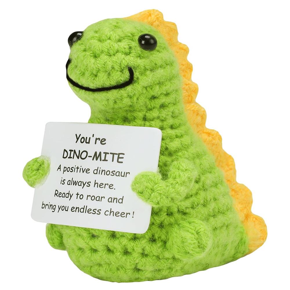 Funny Crochet Avocado Handmade Ornaments Emotional Support With Card Desktop Ornament Handmade Knitte Avocado Gift Home Decor