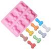 Dick Ice Tray Sexy Penis Cube Cake Mold Silicone Candle Moulds Sugar Dropshipping Craft Tools Chocolate Ice Cube
