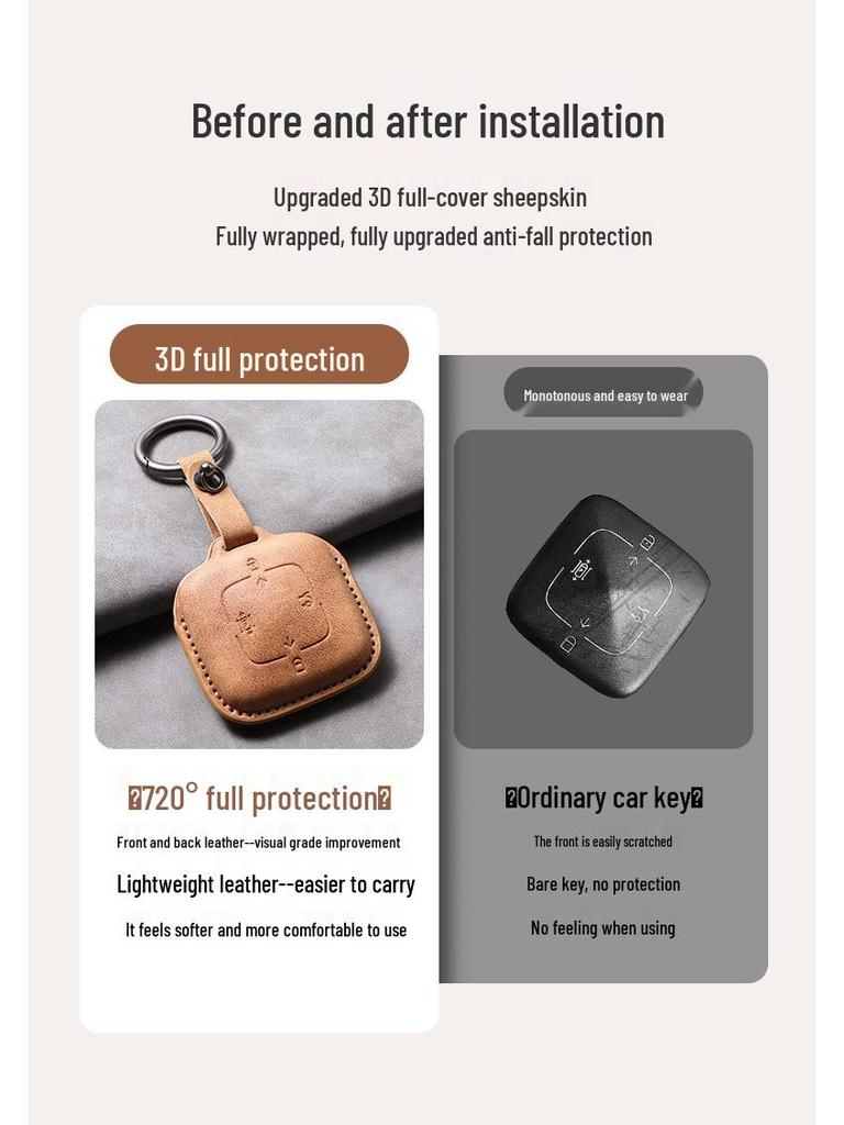 Zeekr Key Case for 001, 007, 7X, and GT MIX Models - Suitable for Zeekr 25