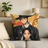 Korean Lover Cartoon Printing Pillowcase Customized Pillow Cover for Sofa Home Decor