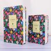 Floral Leather Cover Planner Notebook  Daily Weekly Monthly Planner Stationery Office Supplies A5 A6