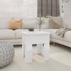 Glossy White Coffee Table 40 x 40 x 42 cm Particleboard
