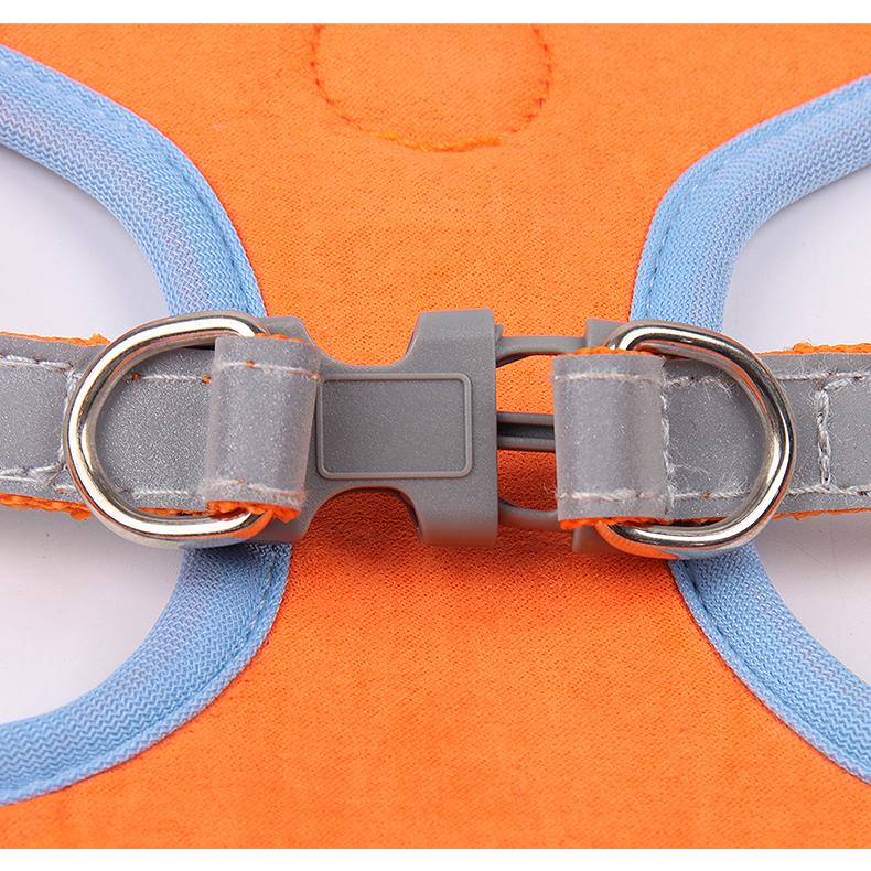 Регулируемая шлейка для собак без тяги, милый щенок, кошка, мягкий прогулочный поводок, комплект шлейки для домашних собак, жилет, чихуахуа, бигль для маленьких собак