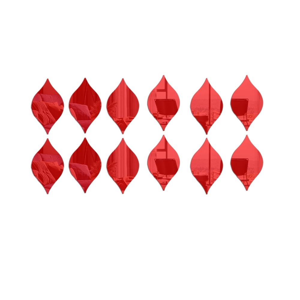 12 шт./компл. наклейки на стену в форме капли воды, акриловые наклейки на вход, 3D-линзы для ванной комнаты