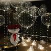 10-штук Прозрачные Шары Бобо Гирлянда - 20-часовые Светодиодные Шары Cool/Warm White с Питанием от USB/Батареи, для Волшебной Свадьбы