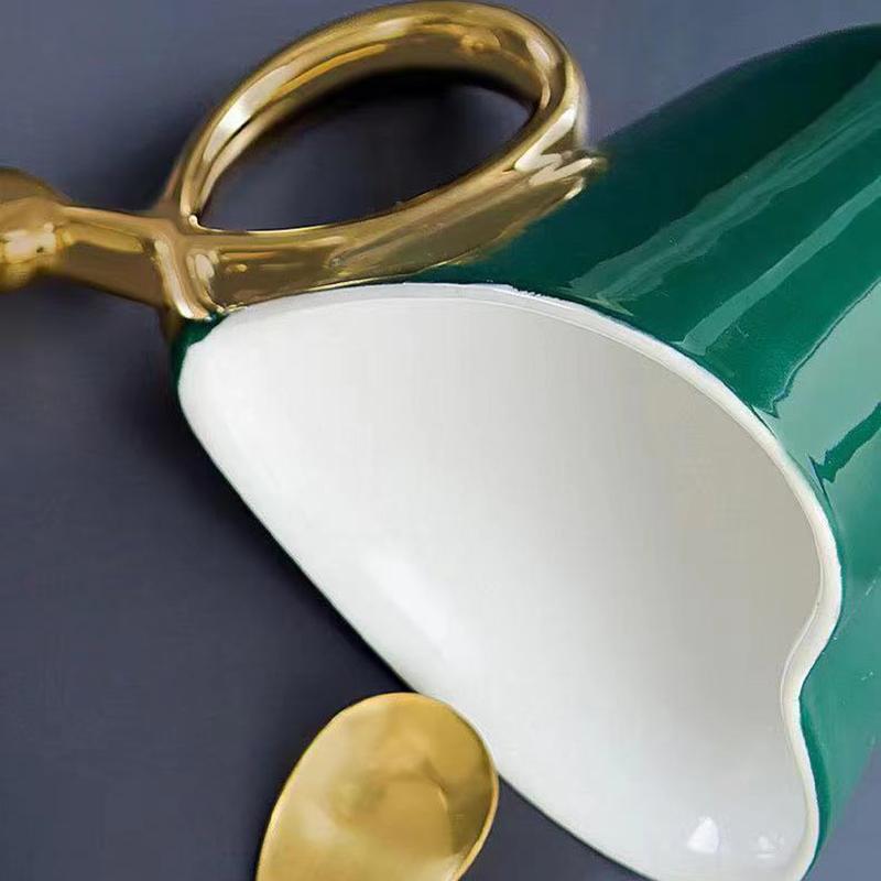 Retro Ceramic Coffee Mug With Saucer Cups for Coffee and Tea Mugs Chinese Pot Green Tea Sets Complete Set Teeware Teware Gaiwan