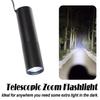 Mini Led Flashlight 6000k Waterproof Lamp Zoomable Flashlights Torches Usb Rechargable 3-light-modes Portable Rechargeable Wider
