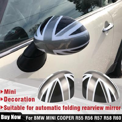 Для BMW MINI COOPER Union Jack Автоматические Складные Накладки на Зеркала Заднего Вида R55 R56 R57 R58 R60 Декор 2 шт.