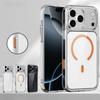 Роскошный магнитный чехол Magsafe для iPhone 17 Pro Max 17Air 17Pro 17 Прозрачный с кнопкой камеры Беспроводная зарядка Чехол