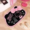 Быстросохнущий нескользящий коврик для ванной из диатомитовой земли Hello Kitty - впитывающий и легко чистящийся.