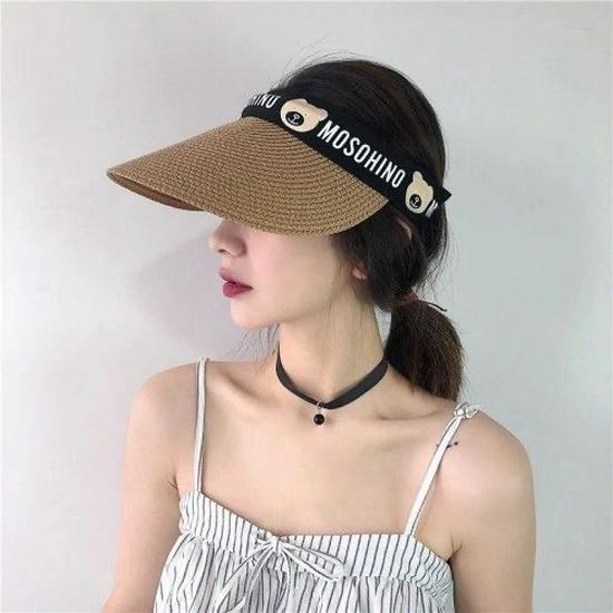 Женская летняя соломенная шляпа-утка - Универсальная солнцезащитная и пляжная кепка для путешествий на открытом воздухе