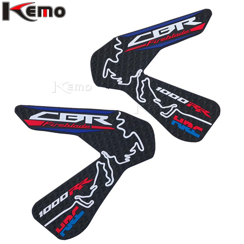 Для Honda CBR1000RR CBR 1000RR CBR1000 RR 2017 2018 мотоциклетная боковая наклейка газовая наколенница протектор Нескользящая наклейка бак