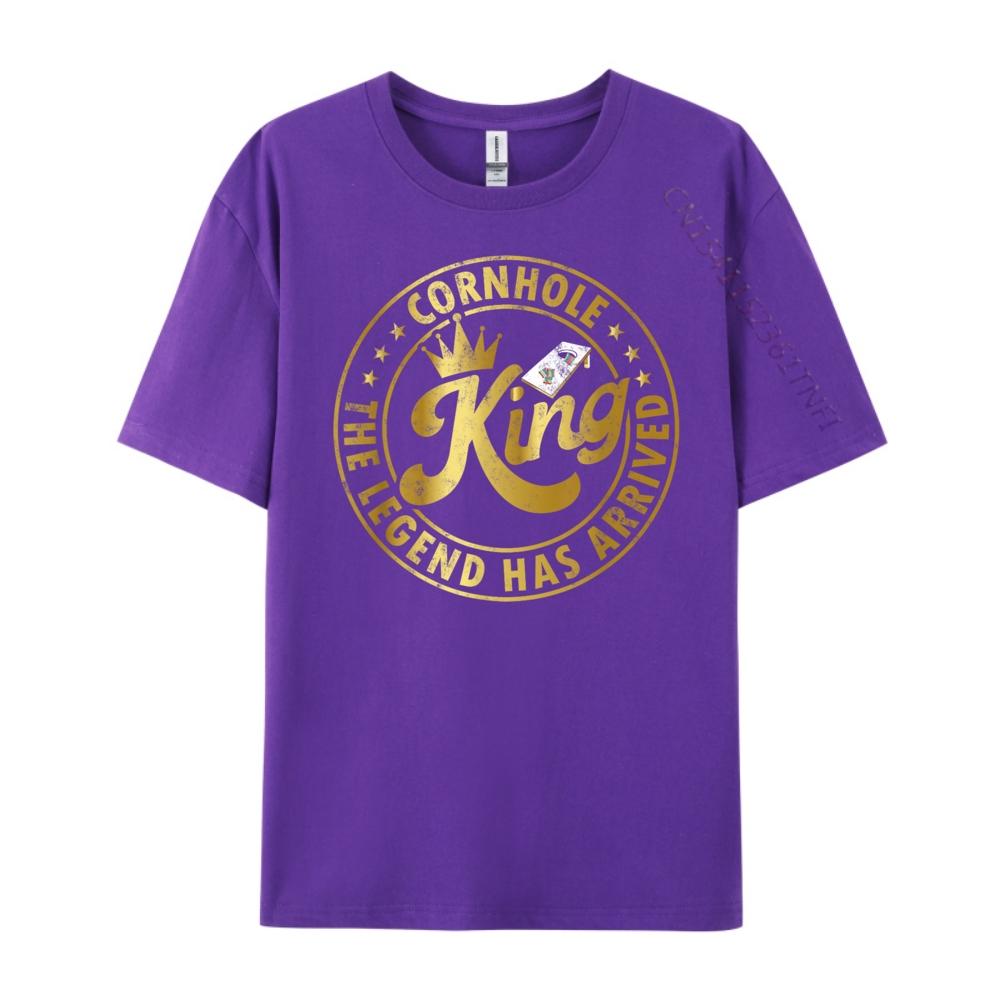 Cornhole King The Legend Has Arrived Cornhole Play Luxury T Shirt Vintage T Shirts Funny