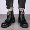 Men Boots Genuine Leather Winter Warm Outdoor Ankle Boots Men Military Tactical Snow Boots Platform Fashion Men'S Casual Shoes