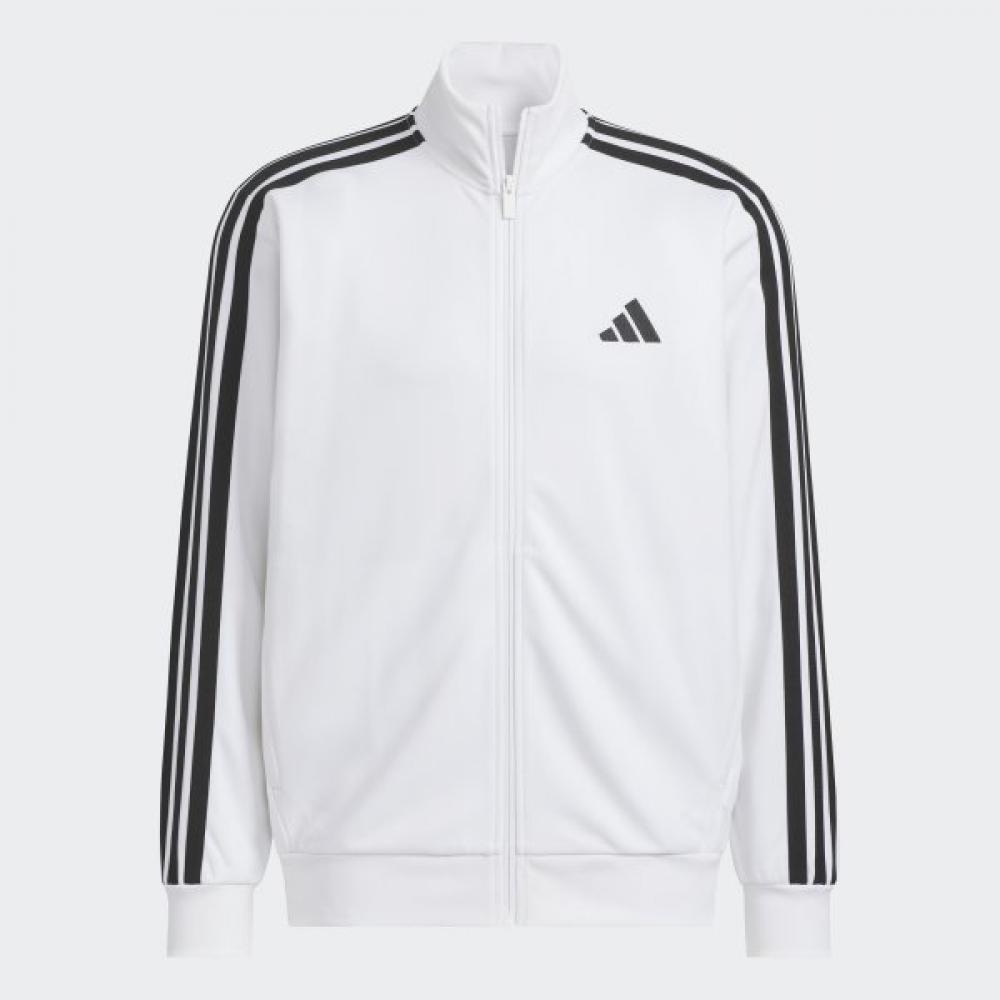 Adidas Unisex 3 Line Regular Fit Double Knit Track Jacket Ready For An Active Day
