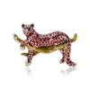 Animal Corsage Clothing, High-End Retro Leopard Oil Drop Brooch Pin