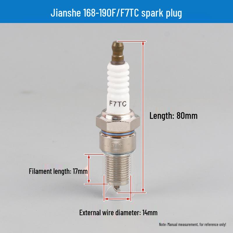 Свечи зажигания и форсунки 168F/190F для двигателей бензопил, генераторов и газонокосилок