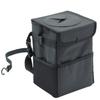 Waterproof Insulated Car Trash Bin Folding Storage Bag Multi-functional Seat Back Hanging Trash Can Organizer Car