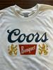 Футболка Coors Light с ретро-логотипом Пиво Coors Light Винтажная футболка с графическим принтом Унисекс