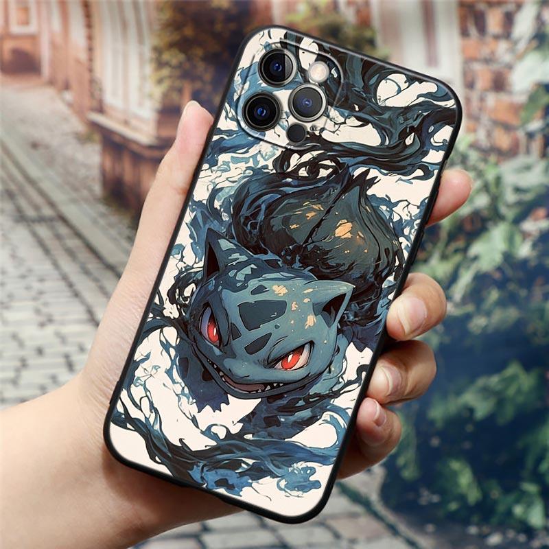 Pokemons Umbreons Gengars Draw Case For Apple iPhone 17 16 15 14 13 12 11 Pro Max X XS 7 8 Plus 17 Air 17Pro Back Cover Silicone