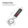 Premium Leather Car Key Fob Keyring Car Interior Accessories for Mitsubishi Outlander Lancer Grandis Airtrek Dignity