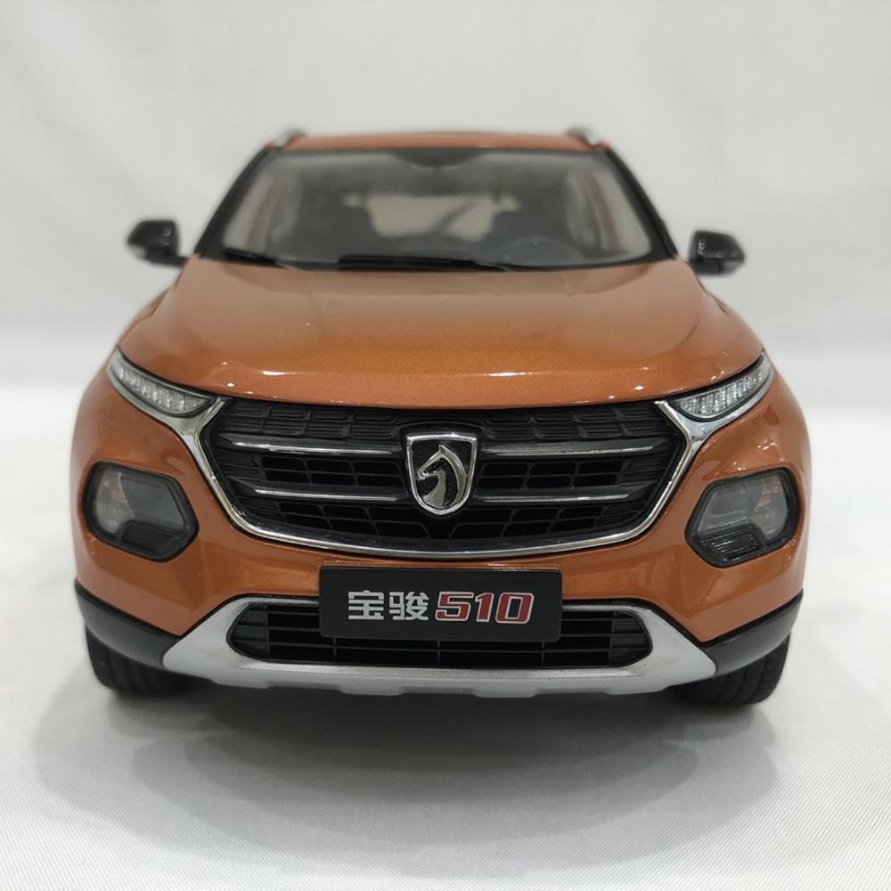 Литье под давлением 1:18 Оригинальный Saic-gm-wuling Baojun 510 Внедорожник Кроссовер Сплав Симуляция Модель Автомобиля Хобби Игрушка Коллекция