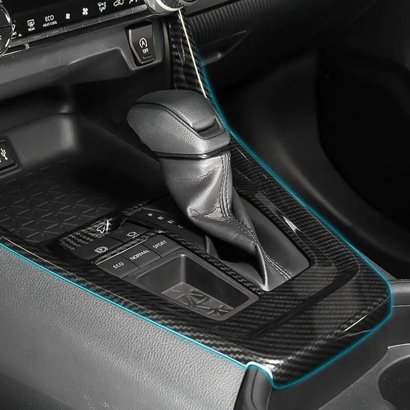 Для Toyota RAV4 XA50 2022 ABS пластик автомобиля внутренняя коробка переключения передач крышка панели отделка рамки украшения аксессуары