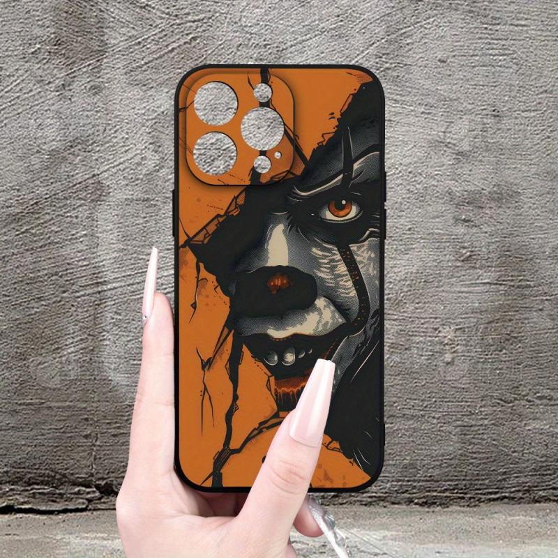 Чехол с графикой клоуна-убийцы для iPhone 16 15 14 13 12 11 X XR XS SE2 SE 8 7 Plus Pro Max Mini Силиконовая задняя крышка