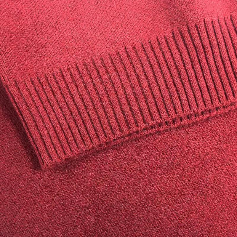 ITISF4 New Year Love Heart Loose Knit Sweater