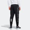 Adidas Alphabet Print Knit Joggers Men Bottoms Black FM5427