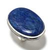 Natural Lapis Lazuli Gemstone Handmade 925 Sterling Silver Ring Size 8.5 U7g19