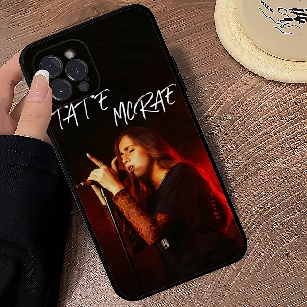 Canadian Female T-Tate Singer M-McRae Phone Case For Iphone 17 16 15 14 13 12 11 Pro Max Plus Black Shell Cover Case