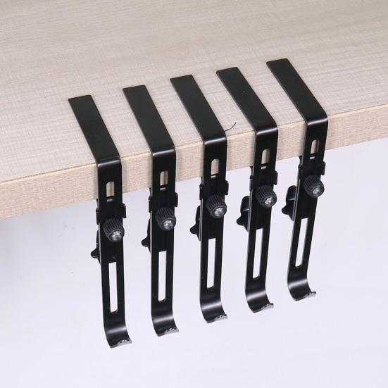 Рождественский крючок для чулка Сверхпрочный металлический крючок Держатель для чулка на каминной полке Регулируемый крючок для рождественской гирлянды для украшения дома, каминной полки, вечеринки