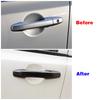 For Honda Civic 2006-2011 8 Gen Carbon Fiber Color Modify Refit Chrome Door Handle Cover Decoration Trim Protection Sticker