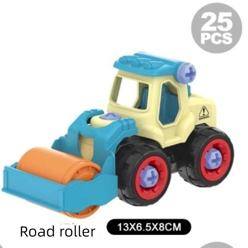 Nut Disassembly Loading Unloading Engineering Truck Excavator Bulldozer Screw Creative Tool Car Kids Puzzle Toys 4pcs/set