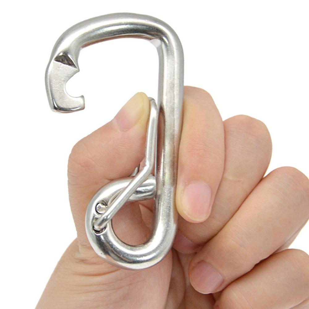 80mm Scuba Diving Safety Carabiner 316 Stainless Steel Diving Carabiner Scuba Diving