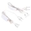 1Pc 3M Plug Extender Wire With Switch Eu/Us Plug For Led String Light Wedding Christmas Decor Led Garland Lights
